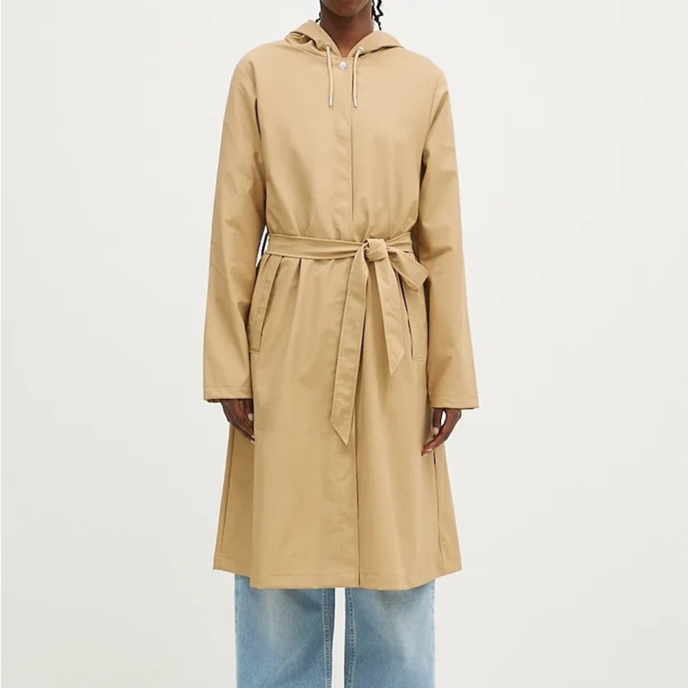 NWT Rains Belted Jacket sz XL Waterproof Wind Resistant - Picture 10 of 10